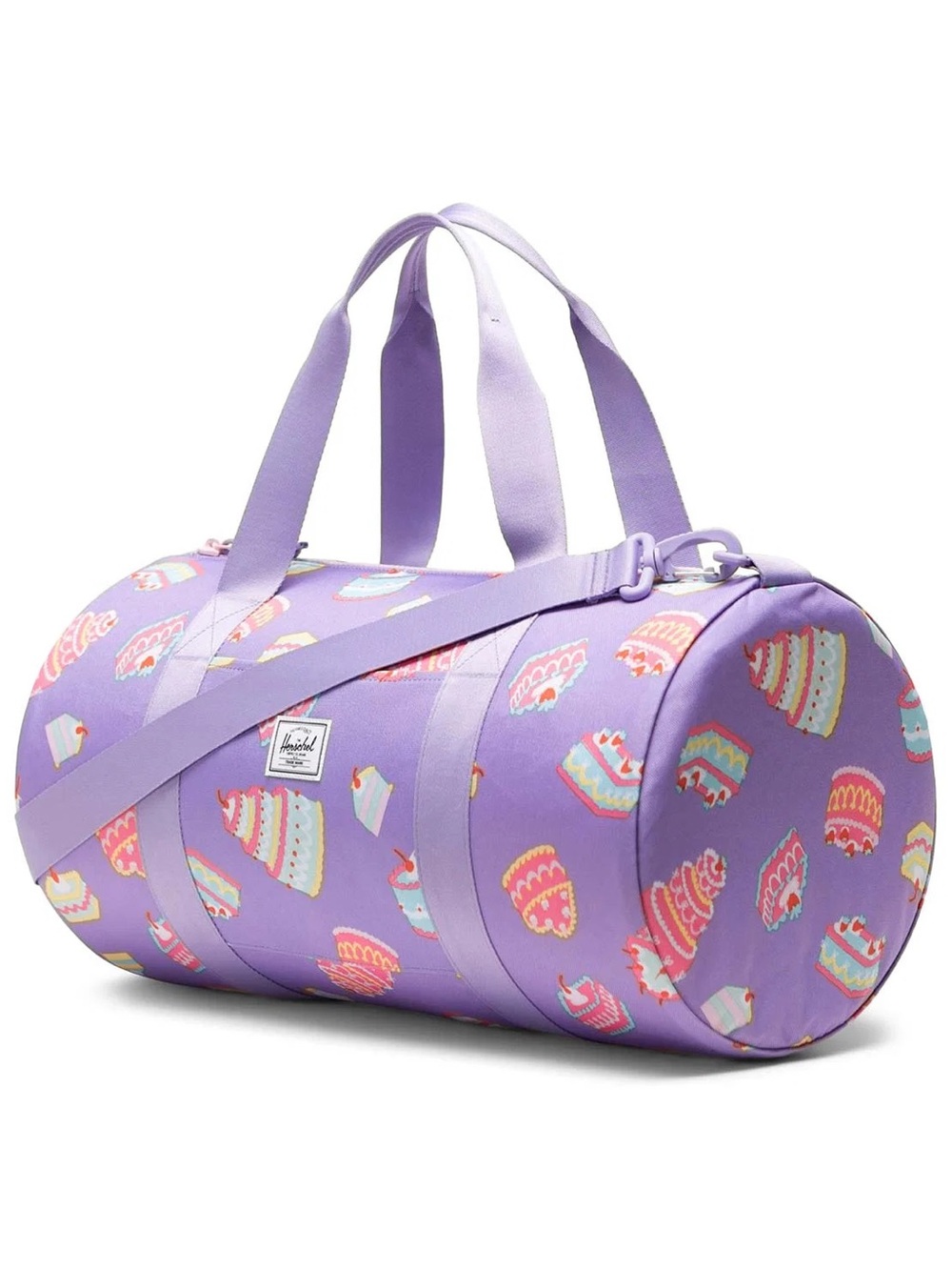 NWT Herschel Supply Company Purple Cakes Duffel Bag